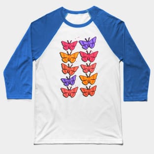 Butterflies Baseball T-Shirt